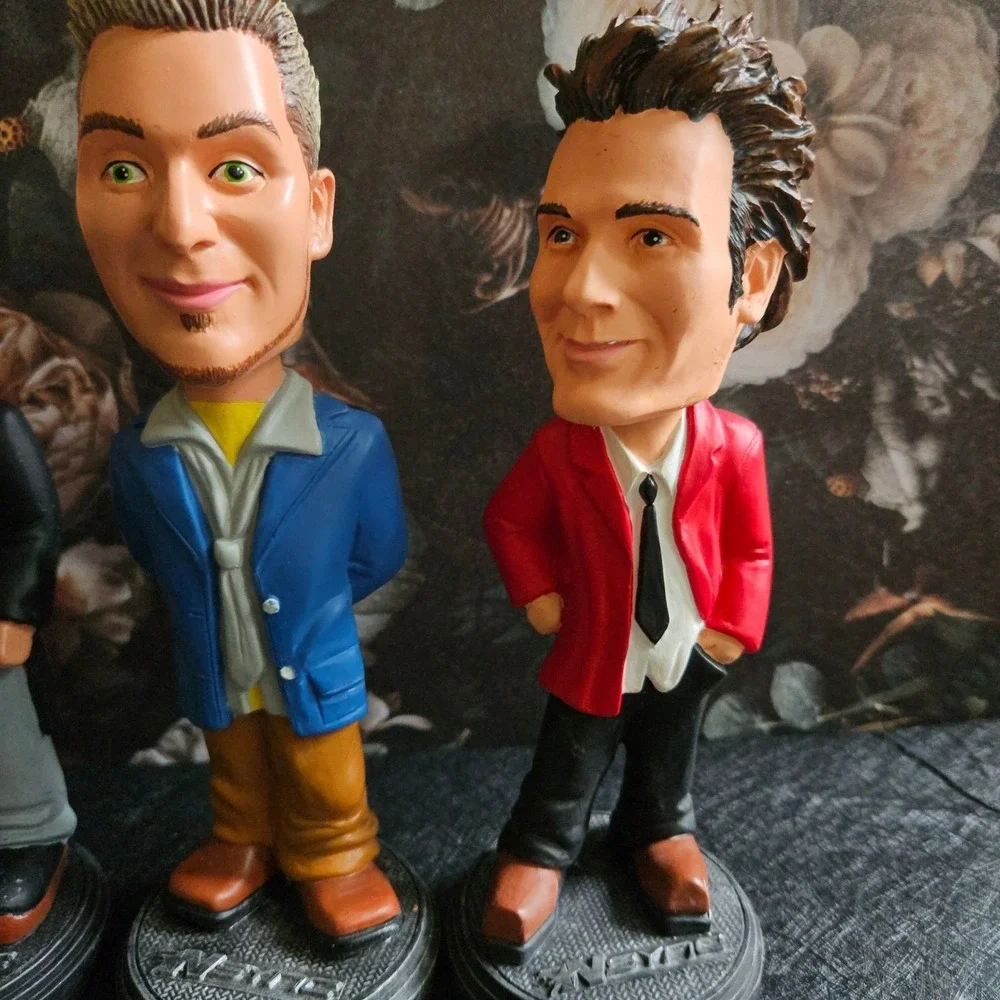 Vtg NSYNC Best Buy Exclusive Collectible Bobblehead Dolls W Boxes FULL SET 2001
